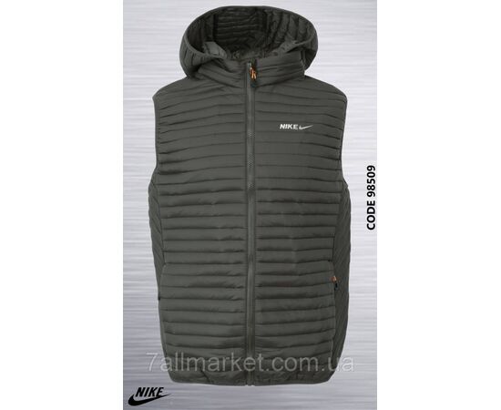 Фотография Жилетка мужская демисезонная стеганная NIKE р-ры  46-54 (4цв) "REMAIN" недорого от прямого поставщика, изображение 3