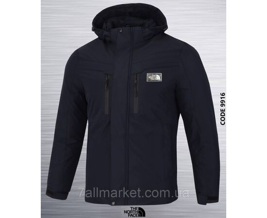 Куртка чоловіча зимова з капюшоном Норт Фейс розміри 46-54 (3цв) "REMAIN" купити недорого від прямого постачальника, зображення 3