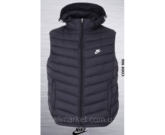 Фотография Жилетка демисезонная мужская NIKE р-ры 46-54 (3цв) "REMAIN" недорого от прямого поставщика, изображение 3