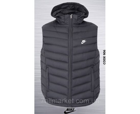 Фотография Жилетка демисезонная мужская NIKE р-ры 46-54 (3цв) "REMAIN" недорого от прямого поставщика, изображение 2