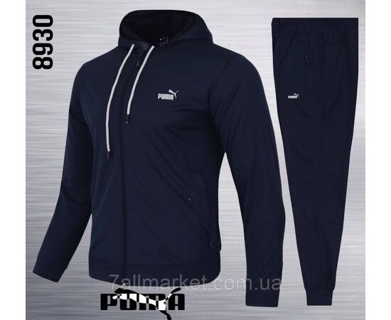 Фотография Спортивный мужской костюм на молнии PUMA размеры S-2XL (3цв) "REMAIN" недорого от прямого поставщика, изображение 3