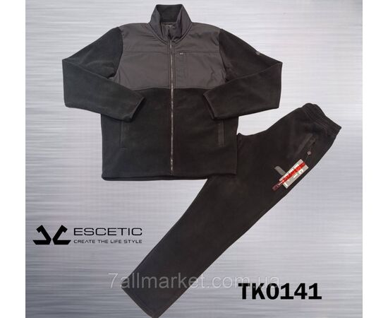 Спортивний чоловічий костюм флісовий ESCETIC розміри M-3XL (5кв) "REMAIN" купити недорого від прямого постачальника, зображення 3