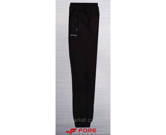 Спортивні штани чоловічі на флісі з манжетами FORE розміри M-3XL (3кв) "REMAIN" недорого від прямого постачальника, зображення 2