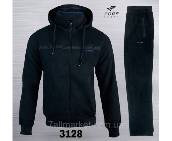 Спортивний чоловічий костюм на флісі FORE батал розміри 54-62 (3кв) "REMAIN" недорого від прямого постачальника, зображення 2