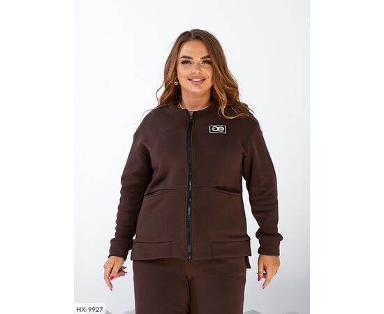 Жіночий костюм на флісі. р.50-52;54-56;58-60;62-64 (5кол.) "LETTI" купити недорого від прямого постачальника, зображення 5