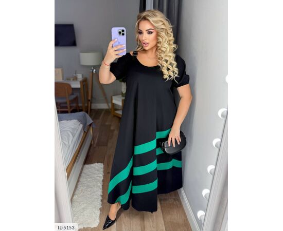 Сукня жіноча напівбатальна бавовна р.46-48;50-52;54-56;58-60 (4кол.) "VLADA" купити недорого від прямого постачальника, зображення 2