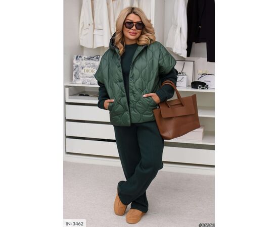 Фотография Женский костюм кофта с брюками на резнике большие размеры р.46-48;50-52;54-56;58-60 (4цв) "VLADA" купить недорого от прямого поставщика, изображение 16