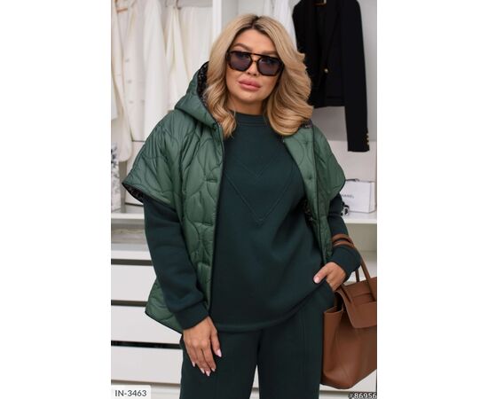 Фотография Женский костюм кофта с брюками на резнике большие размеры р.46-48;50-52;54-56;58-60 (4цв) "VLADA" купить недорого от прямого поставщика, изображение 15