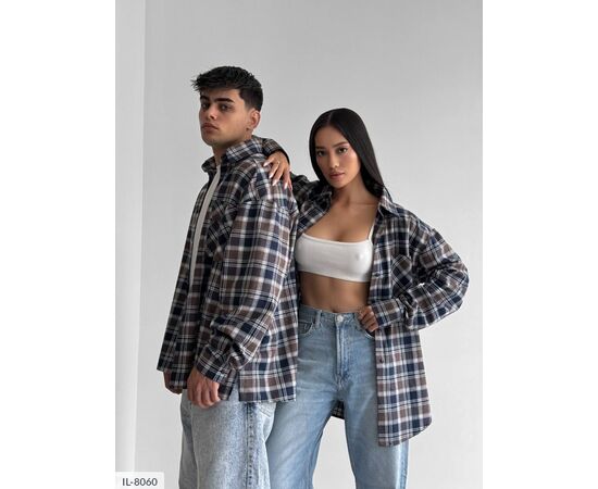 Жіноча фланелева сорочка р.УНИВЕРСАЛЬНЫЙ "ANNVER" купити недорого від прямого постачальника, зображення 3