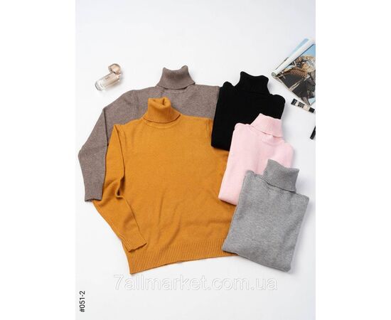 Фотография Женский гольф полубатал МИКС (2цв) "NOWEMBER" недорого от прямого поставщика, изображение 2