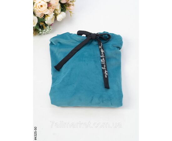 Фотография Худи женский велюр полубалталл (9цв) "NOWEMBER" недорого от прямого осанщика, изображение 6