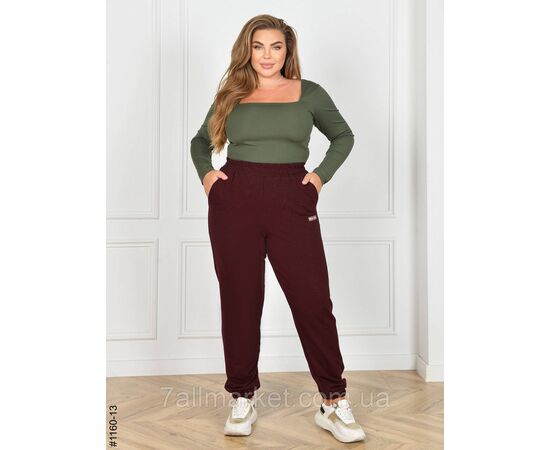 Фотография Спортивні штани жіночі турецька двунитка батал 54,56,58,60 (7цв) "NOWEMBER" недорого от прямого поставщика, изображение 2