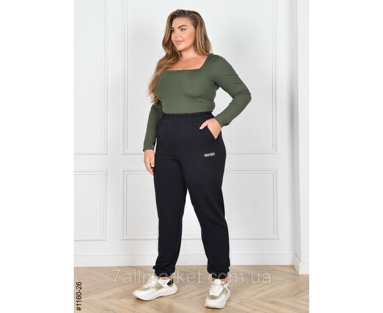 Фотография Спортивні штани жіночі турецька двунитка батал 54,56,58,60 (7цв) "NOWEMBER" недорого от прямого поставщика, изображение 3