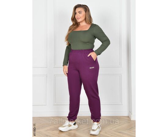 Фотография Спортивні штани жіночі турецька двунитка батал 54,56,58,60 (7цв) "NOWEMBER" недорого от прямого поставщика, изображение 5