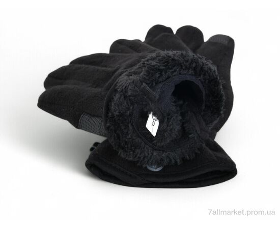 Рукавички для дітей Зима Z01-10 black (12 шт. р.сіткаS-L) "TUZZI" недорого оптом від прямого постачальника, зображення 3