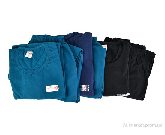 Термобілизна чоловіча Зима K16 mix (L) (3 шт. р.сіткаOne size) "Textile" недорого оптом від прямого постачальника, зображення 4