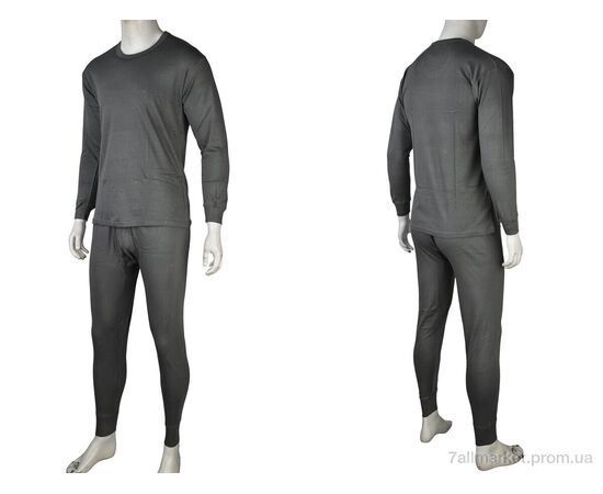 Термобілизна чоловіча Зима K11 grey (XL) (1 шт. р.сіткаOne size) "Textile" недорого оптом від прямого постачальника, зображення 3