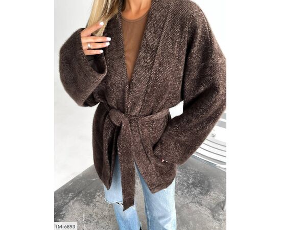 Жіночий ангоровий кардиган БАТАЛ р.42-52 (5кол.) "ANNABELLE" купити недорого від прямого постачальника, зображення 10