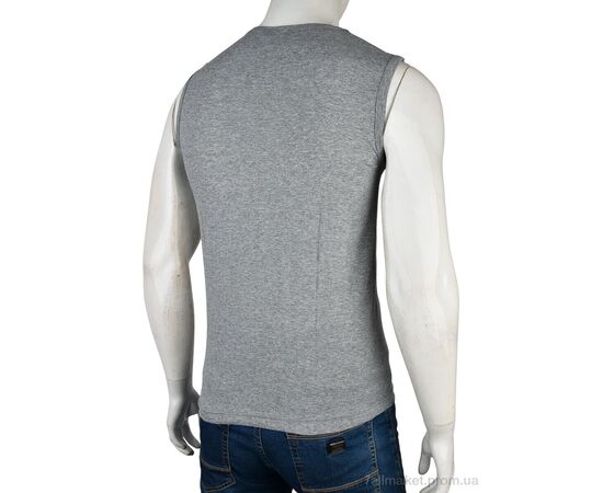 Майка чоловіча Весна/осінь K17 grey (6 шт. р.сітка46-48) "Textile" недорого оптом від прямого постачальника, зображення 2