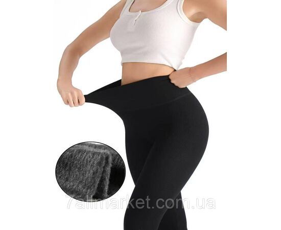 Фотография Лосины женские  рубчик на меху р-р 54-60   "MODY" купить недорого от прямого поставщика, изображение 3