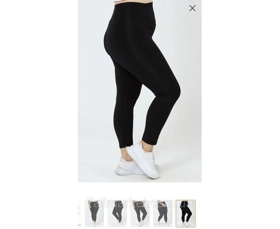 Фотография Лосины женские однотонные на меху р-ры 2XL-6XL  "MODY" купить недорого от прямого поставщика, изображение 4