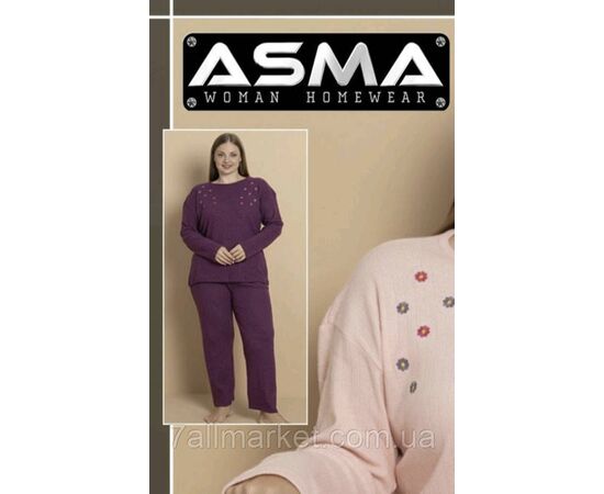 Піжама жіноча кашемірова розміри L-4XL (2 кв) "MODY" купити недорого від прямого постачальника, зображення 2