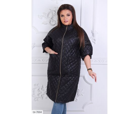 Фотография Куртка-пальто женская большого размера р.48;50;52;54;56;58;60;62;64;66;68;48  "VLADA" купить недорого от прямого поставщика, изображение 2