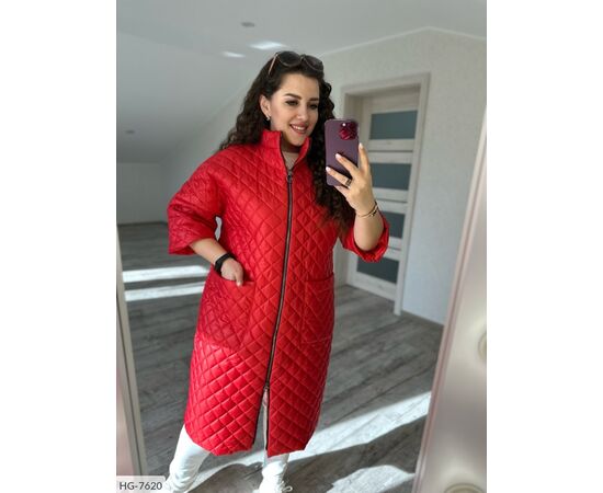 Жіноча куртка плащівка на синтепоні р.48;50;52;54;56;58;60;62;64;66;68 (4кол.) "VLADA" купити недорого від прямого постачальника, зображення 4