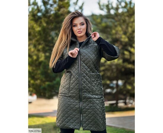 Жіноче пальто великого розміру р.48;50;52;54;56;58;60;62;64;66;68 "VLADA" купити недорого від прямого постачальника, зображення 4