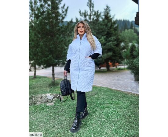 Жіноче пальто великого розміру р.48;50;52;54;56;58;60;62;64;66;68 "VLADA" купити недорого від прямого постачальника, зображення 5