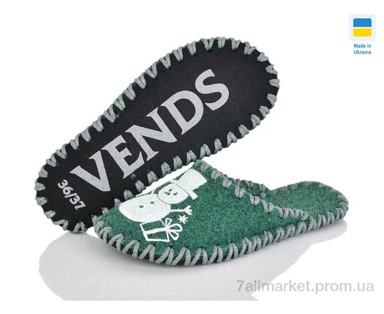 Фотография Тапки женские для дома Весна/осень 252W зелений (9 пар р.36-41) "Active" недорого оптом от прямого поставщика, изображение 3
