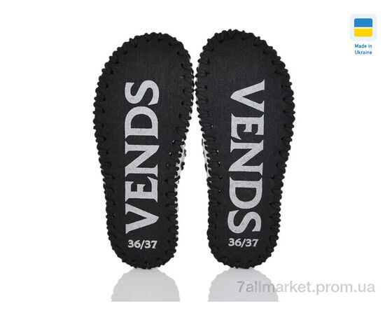 Фотография Тапки женские для дома Весна/осень 252W сірий (9 пар р.36-41) "Active" недорого оптом от прямого поставщика, изображение 2