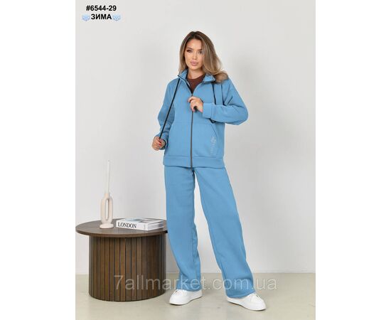 Фотография Спортивний костюм жіночий тринитка на флісі норма 44,46,48,50 (3цв) "NOWEMBER" недорого от прямого поставщика, изображение 2