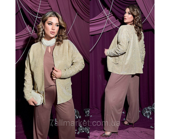 Фотография Пиджак женский люрексовый 46-60 "LADA" недорого от прямого поставщика, изображение 2