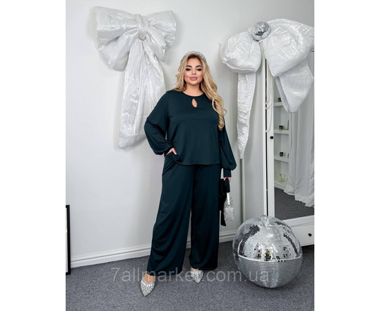 Фотография Костюм двойка женский микродайвинг размеры 46-60 "LADA" недорого от прямого поставщик, изображение 3