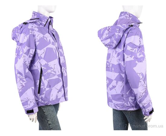 Куртка жіноча Зима 4195-W6200-5 violet (4 шт. р.сіткаL-3XL) "Мир" недорого оптом від прямого постачальника, зображення 4