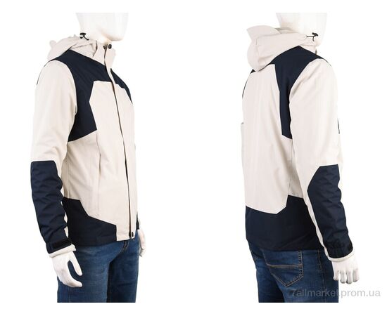 Куртка чоловіча Зима 4194-M552-3 beige (5 шт. р.сіткаL-5XL) "Мир" недорого оптом від прямого постачальника, зображення 4