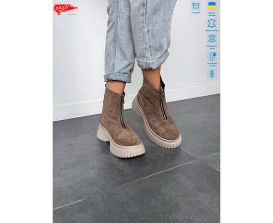 Фотография Ботинки женские стильные зима 2003 кофе з. (6 пар р.36-40) "ARTO" недорого оптом от прямого поставщика, изображение 2