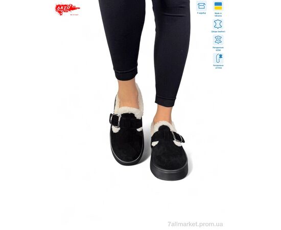 Фотография Туфли женские стильные зима 185 ч. з. (8 пар р.37-41) "ARTO" недорого оптом от прямого поставщика, изображение 3