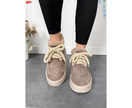 Фотография Ботинки женские стильные зима 503 кофе з. хутро (8 пар р.37-41) "ARTO" недорого оптом от прямого поставщика, изображение 2