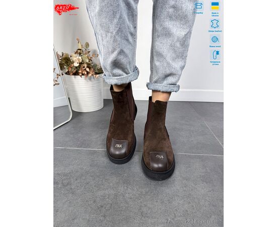 Фотография Ботинки женские стильные зима 105 кор.з. хутро (8 пар р.36-41) "ARTO" недорого оптом от прямого поставщика, изображение 3