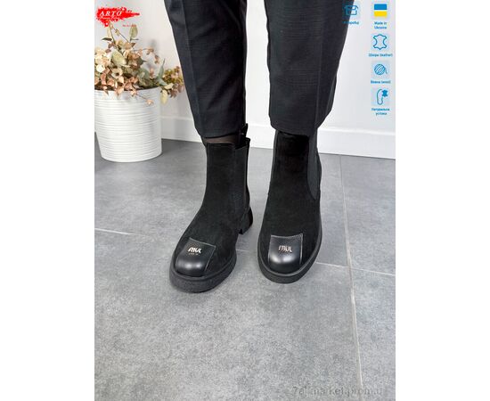 Фотография Ботинки женские стильные зима 105 ч.з. хутро (8 пар р.36-41) "ARTO" недорого оптом от прямого поставщика, изображение 2