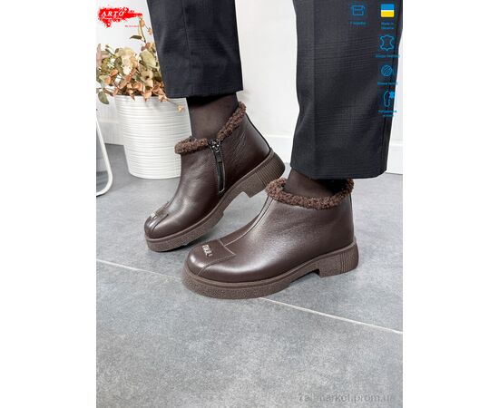 Фотография Ботинки женские стильные зима 322 кор.к. хутро (8 пар р.36-41) "ARTO" недорого оптом от прямого поставщика, изображение 2