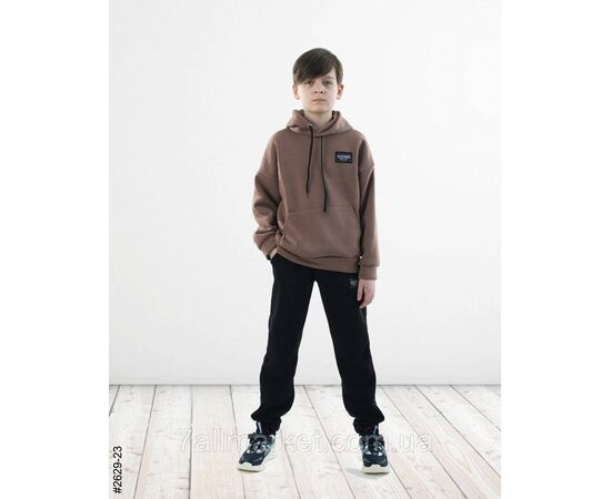 Спортивний костюм тринитка на флісі підліток 36,38,40,42 (6кв) "NOWEMBER" недорого від прямого постачальника, зображення 4