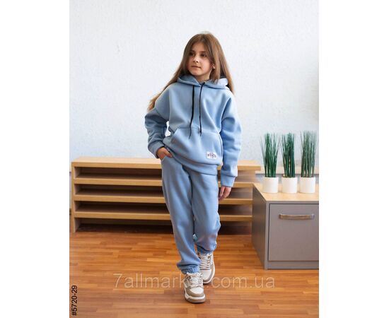 Спортивний костюм тринитка на флісі підліток 36,38,40,42 (6кв) "NOWEMBER" недорого від прямого постачальника, зображення 4