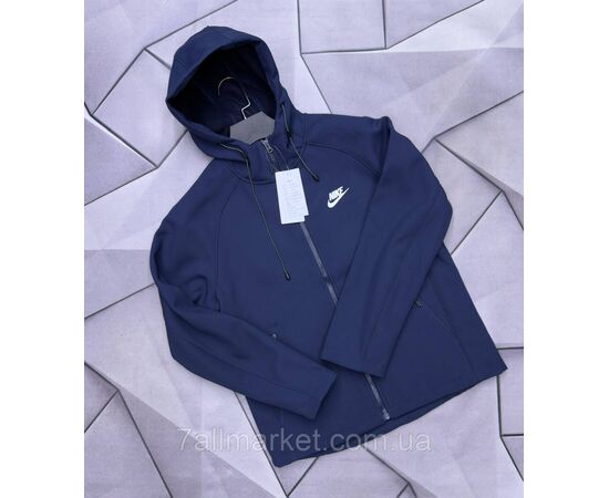 Фотография Ветровка мужская молодёжная с капюшоном/на флисе р-ры L-4XL (3цв) "MACCALI" недорого от прямого поставщика, изображение 3