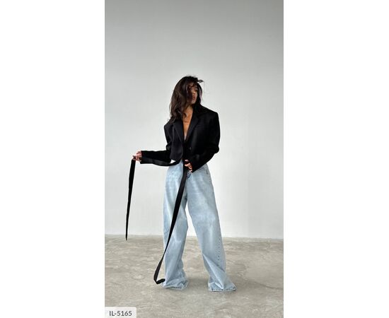 Піджак костюмка р.S-M;M-L (2кол.) "ANNVER" купити недорого від прямого постачальника, зображення 6