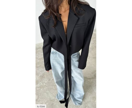 Піджак костюмка р.S-M;M-L (2кол.) "ANNVER" купити недорого від прямого постачальника, зображення 5