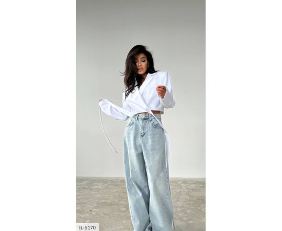 Піджак костюмка р.S-M;M-L (2кол.) "ANNVER" купити недорого від прямого постачальника, зображення 2