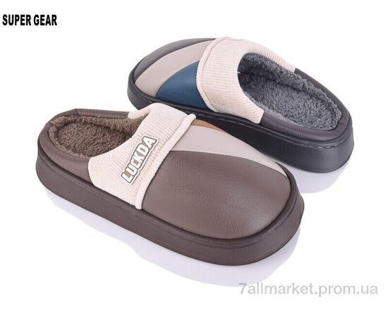 Тапки чоловічі домашні Зима 8801 mix (12 пар р.40-47) "Super Gear" недорого оптом від прямого постачальника, зображення 2